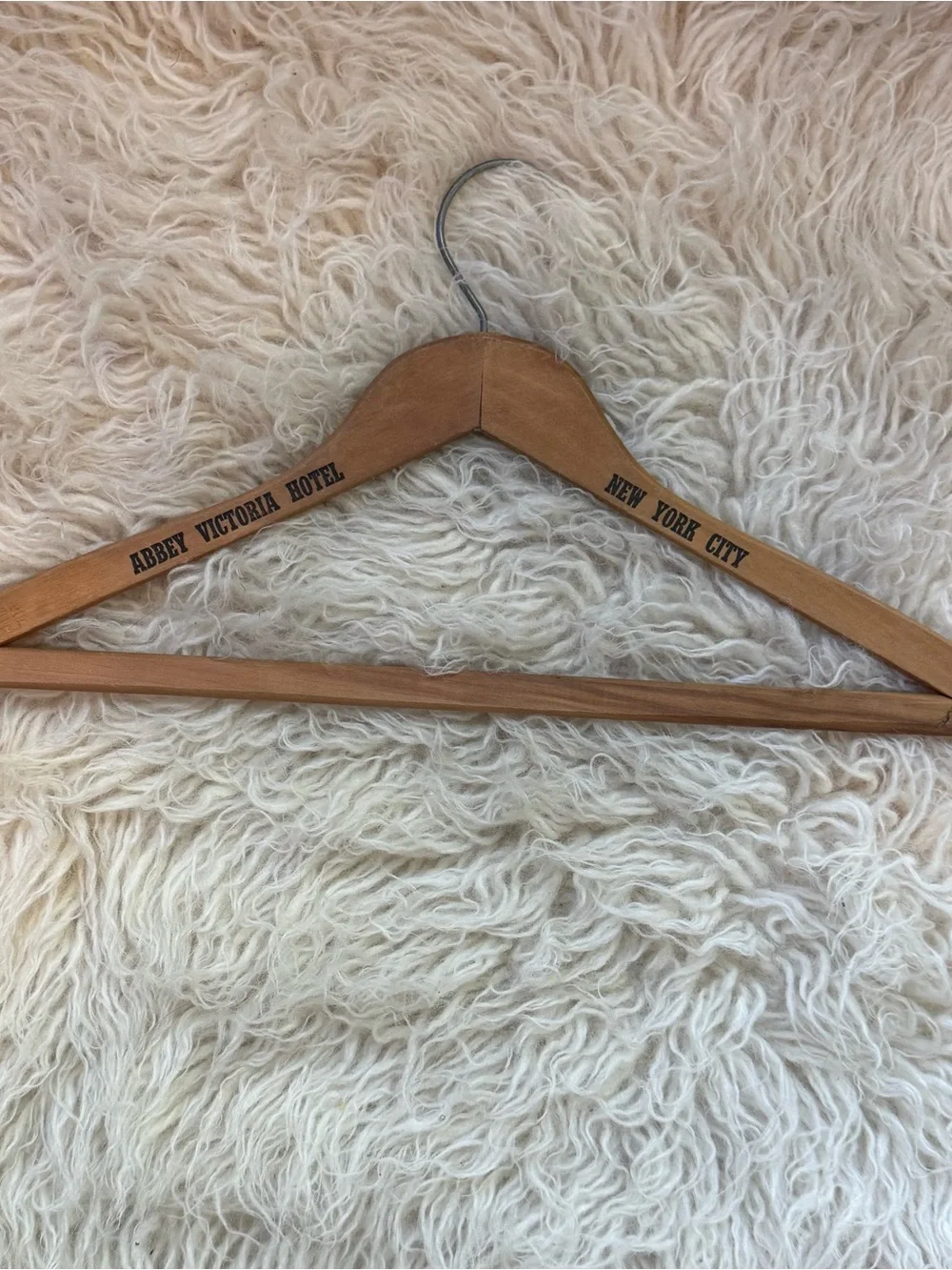 Lot of 3 Vintage Hotel Hangers -- Abbey Victoria, Fairmount, Sheraton